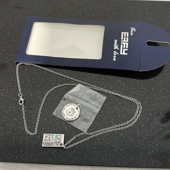 Effy Shopping at sea necklace with additional charm NEW in package - Picture 4 of 7
